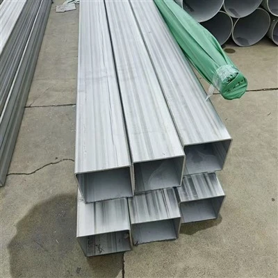 Tiub dikimpal persegi keluli tahan karat 200 × 200 × 6mm